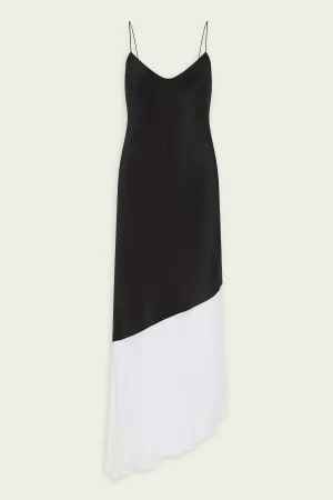 Adrienne Slip Dress in Monocrome