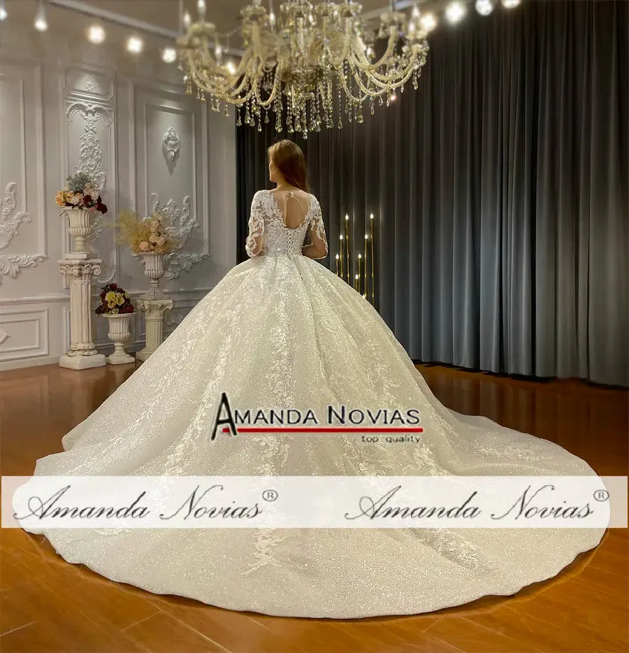 Amanda Novias Model Wedding Dress Real