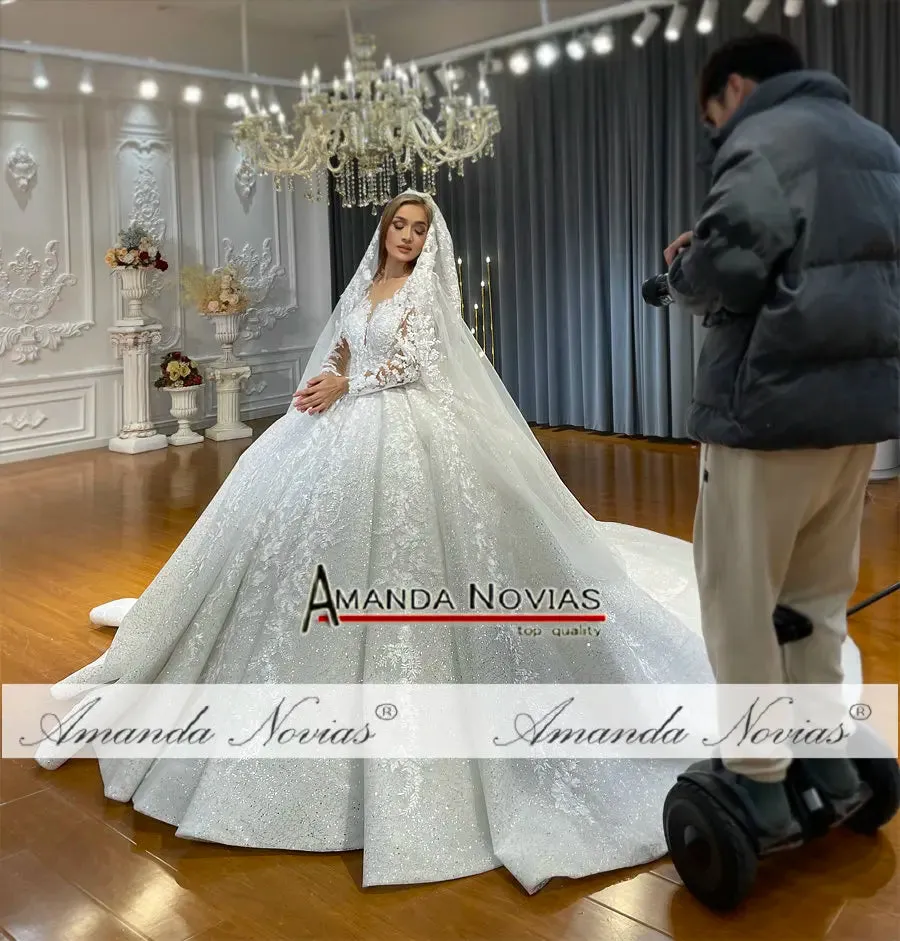 Amanda Novias Model Wedding Dress Real