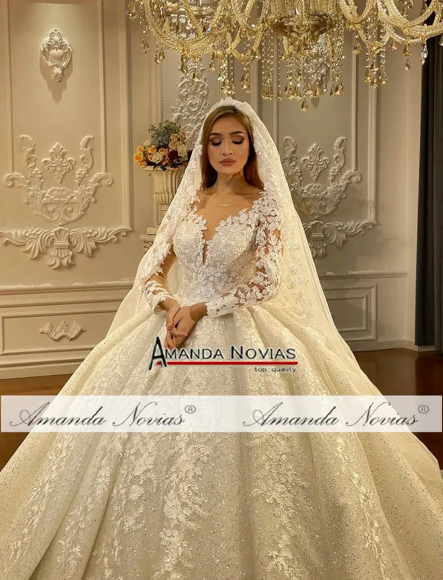 Amanda Novias Model Wedding Dress Real
