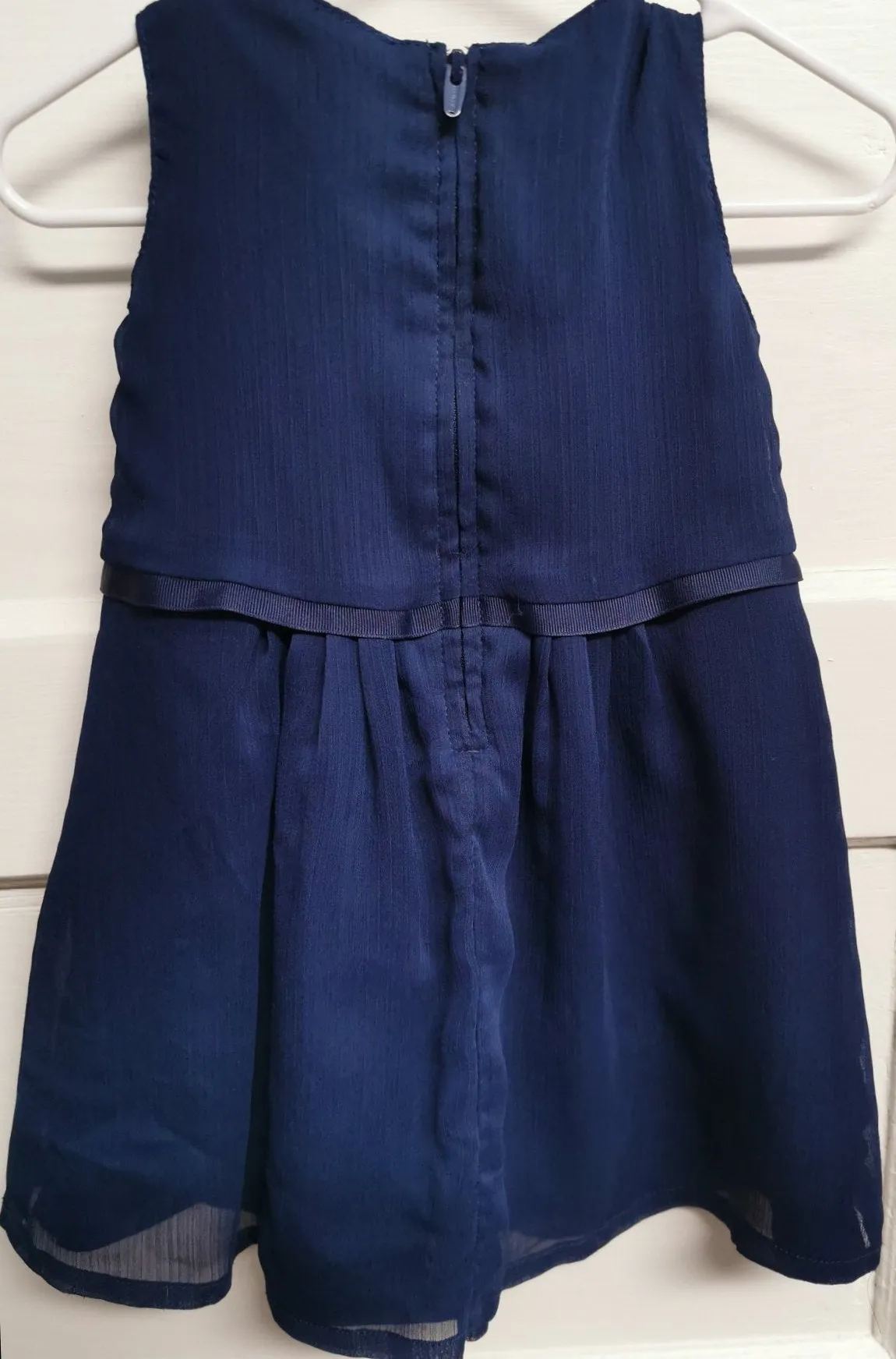 BABY GIRL SIZE 12 MONTHS - CARTER'S, Chiffon Summer Dress EUC B38