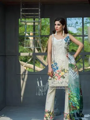 Beautiful Crimson Chiffon Dress With Pure Silk Back - C801