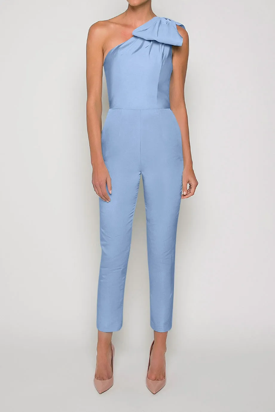 Blair Silk Faille Jumpsuit