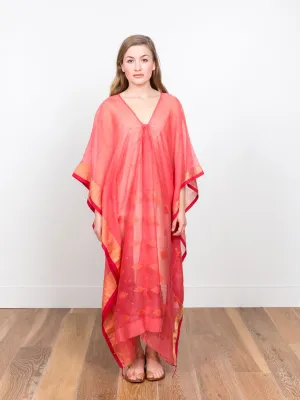 caftan dress - red