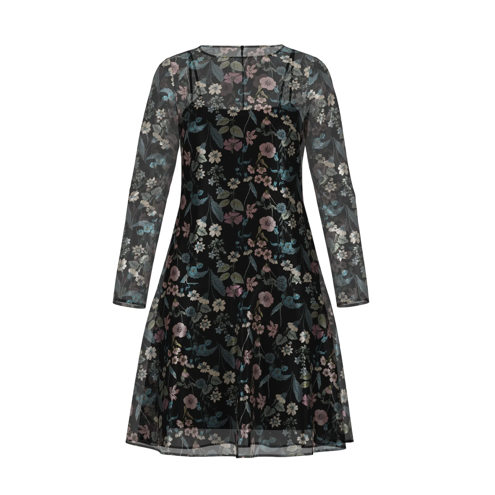 Day To Night Flowerfield Print Dress