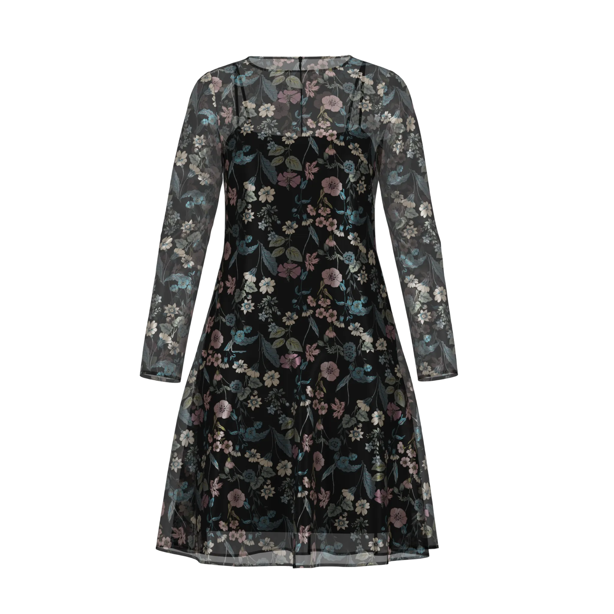Day To Night Flowerfield Print Dress