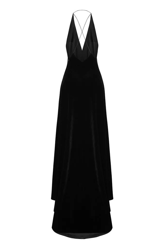 Elegant velvet dress      Maison D'Angel Ann