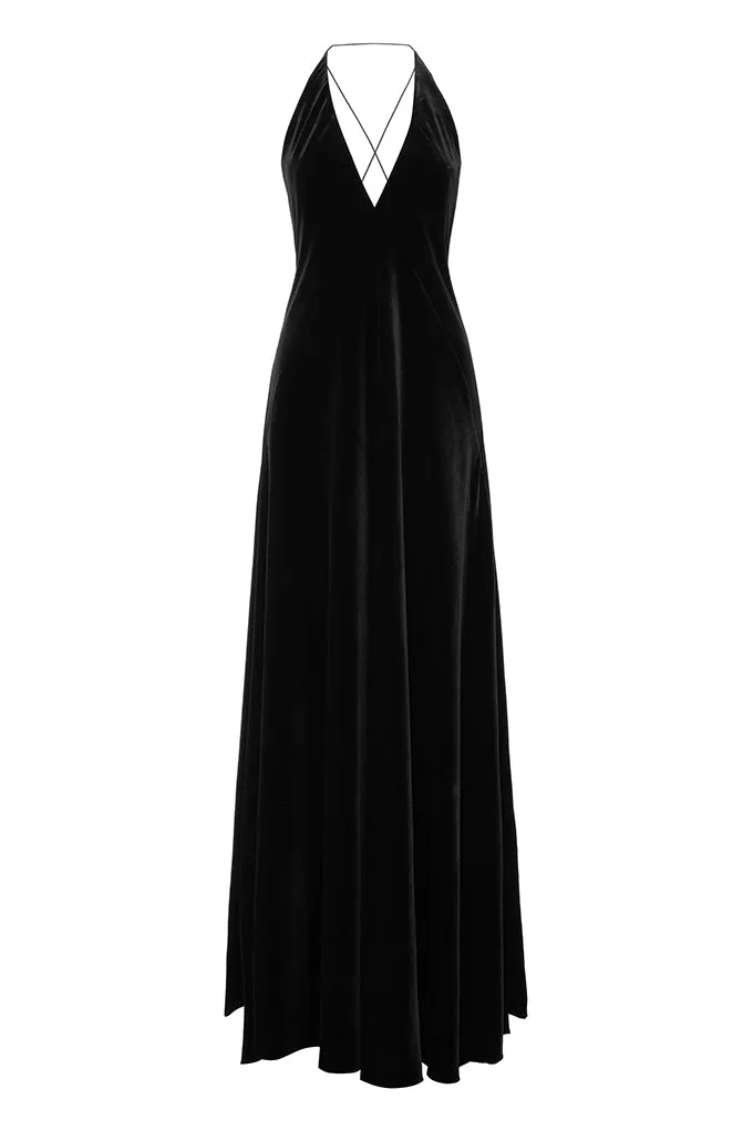 Elegant velvet dress      Maison D'Angel Ann