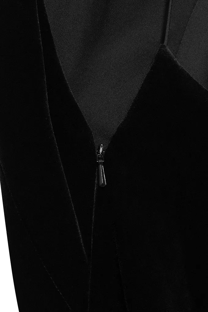 Elegant velvet dress      Maison D'Angel Ann