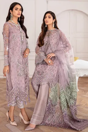Embroidered Chiffon Jazmine Suit #Y6166