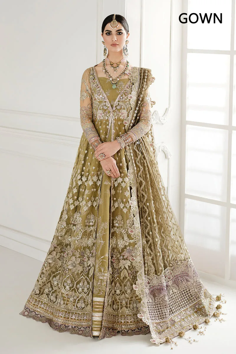 Embroidered Net Pishwas Frock Pakistani Party Dress