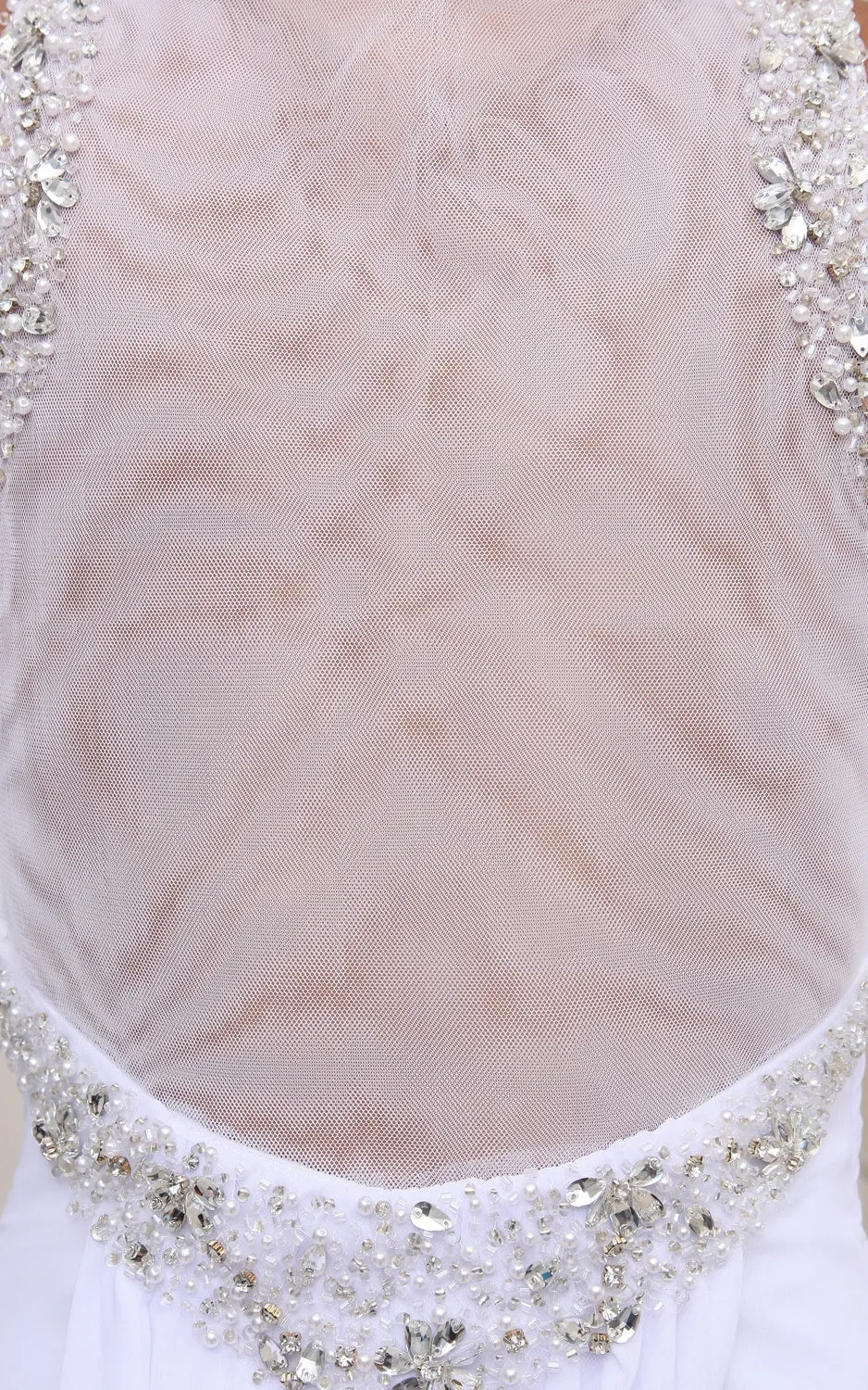 Flaterring Deep Strapless Gown With Se Sequins-GC_705014
