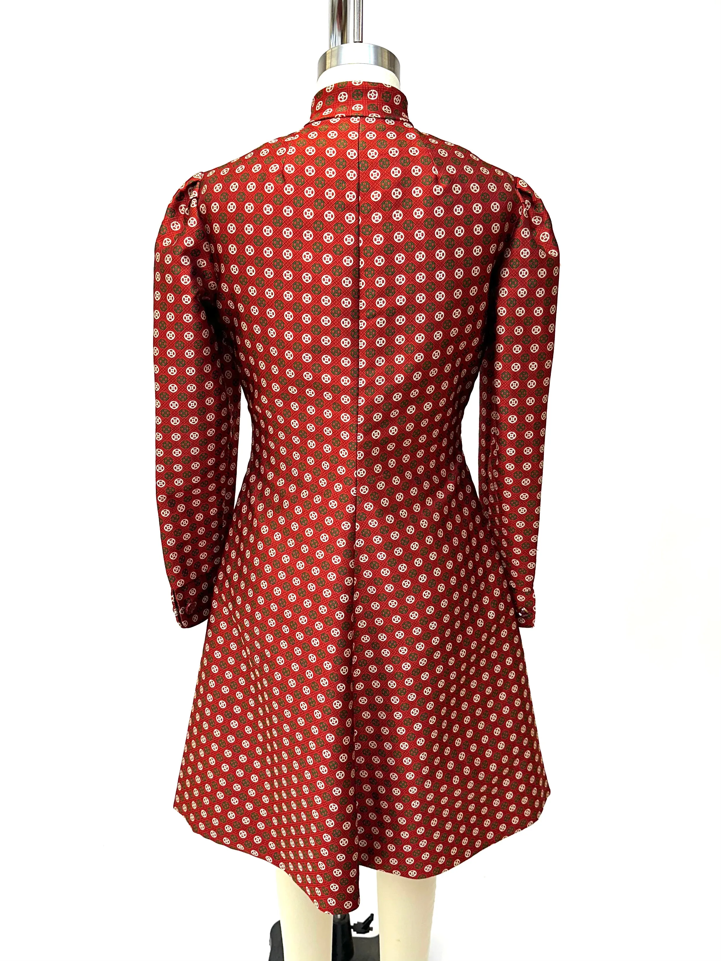 Geoffrey Beene Silk Jacquard Bow Dress*