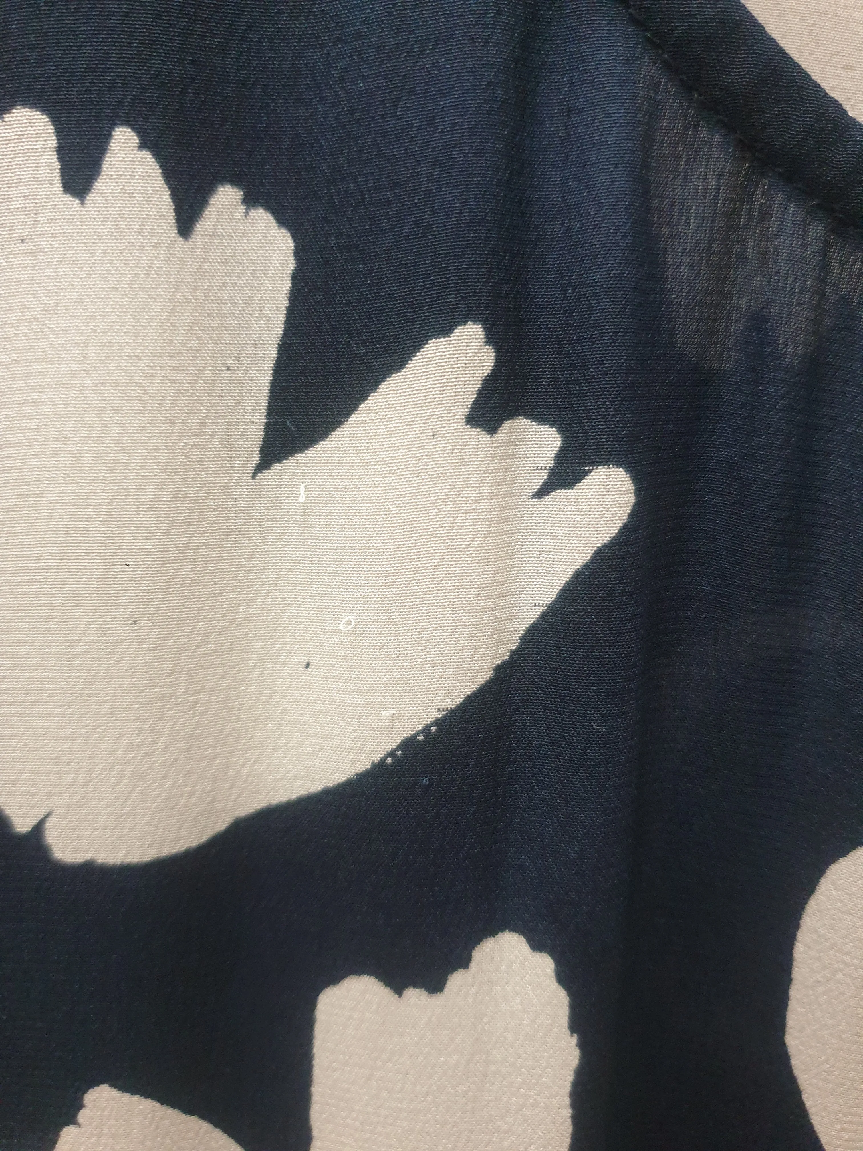 Gorman silk navy dress with symbol print size 14