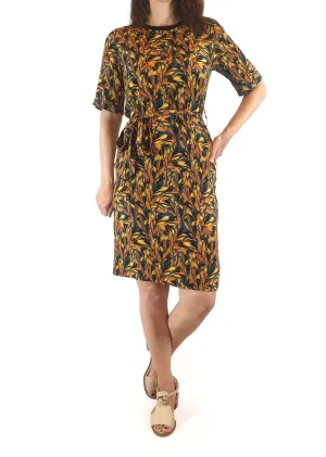 Gorman x Mirka Mora 100% silk unique print dress size 6 (fits 6-small 8)