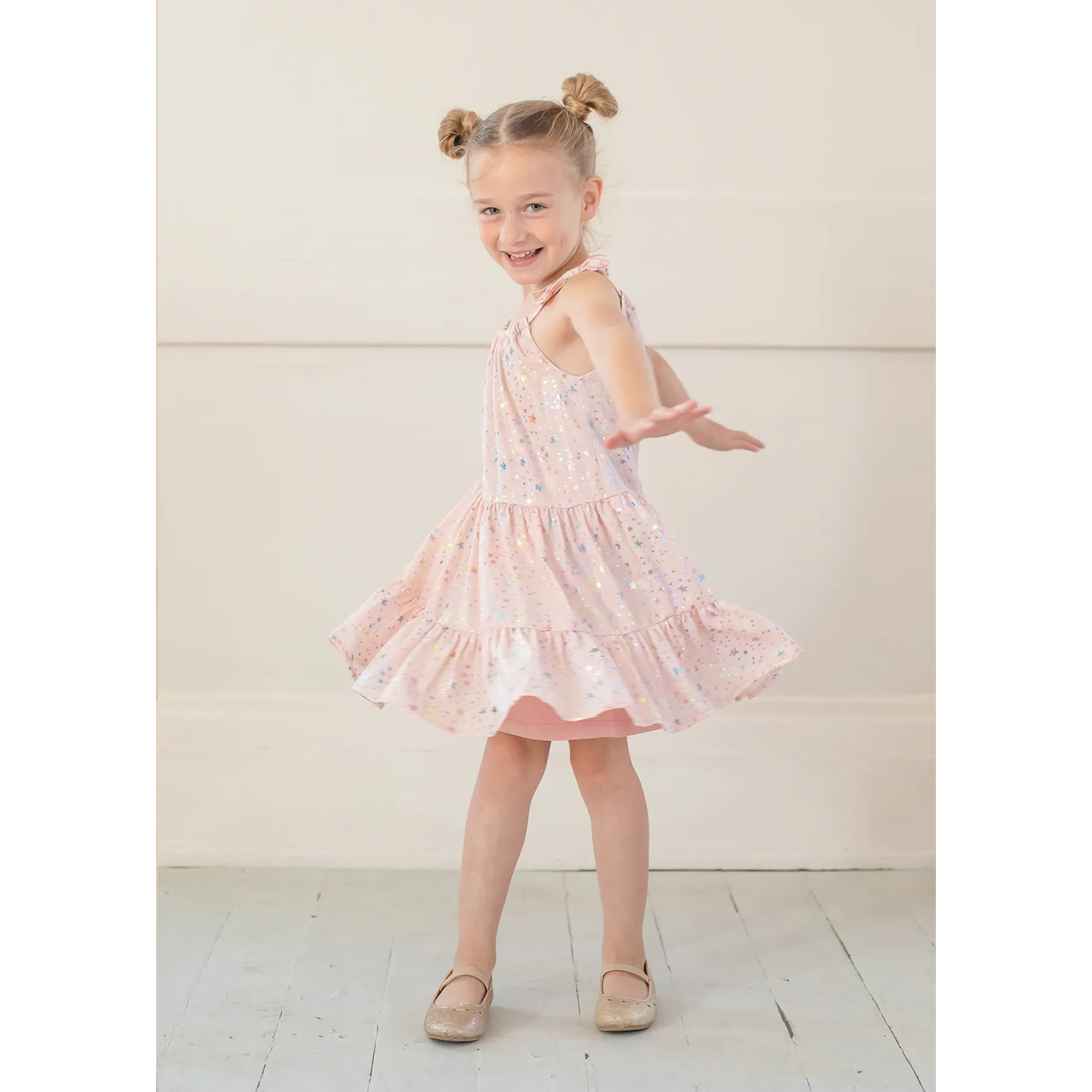 Isobella & Chloe Summer Sparkle Chiffon Dress