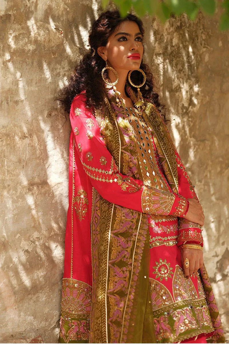 Jaipur Pink Silk Salwar Kameez Pakistani Wedding Dresses