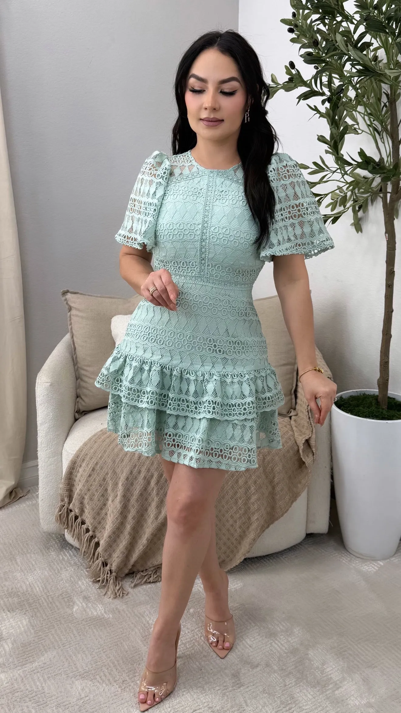 JOANA MINT  DRESS