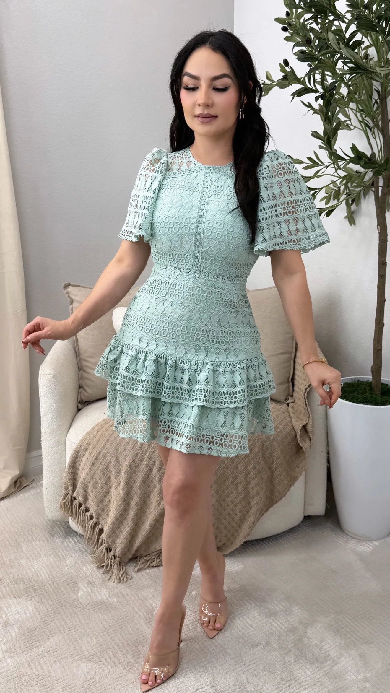 JOANA MINT  DRESS