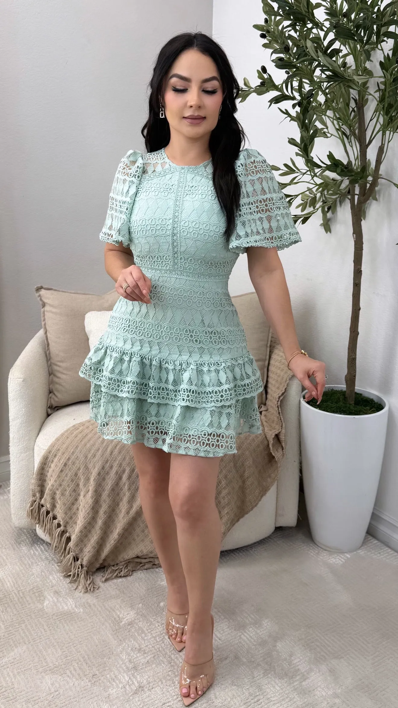 JOANA MINT  DRESS