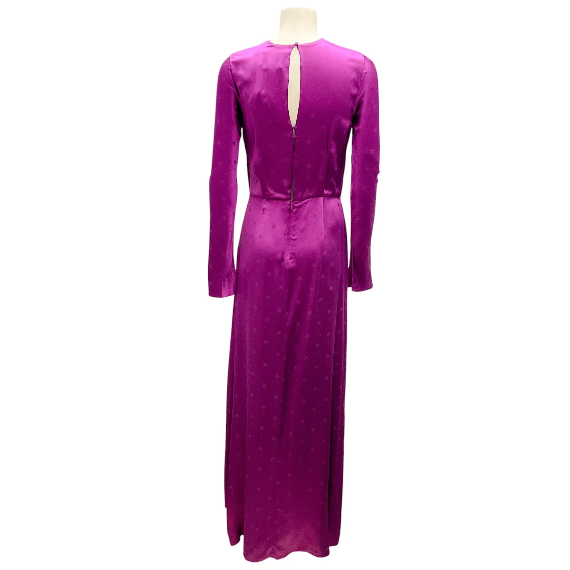 Johanna Ortiz Intense Magenta Leona Valiente Maxi Dress