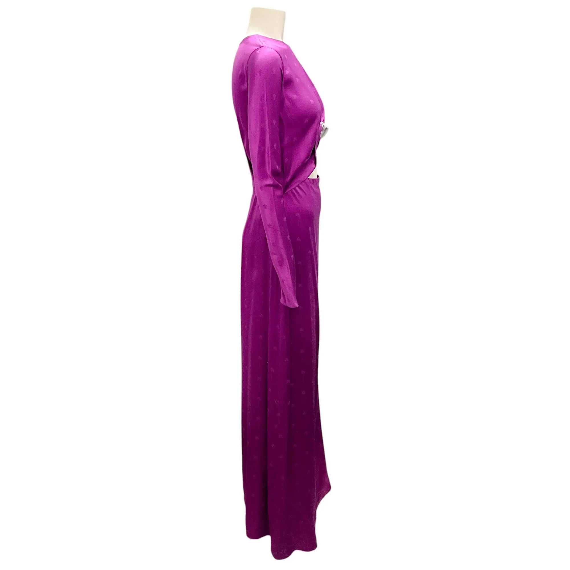 Johanna Ortiz Intense Magenta Leona Valiente Maxi Dress