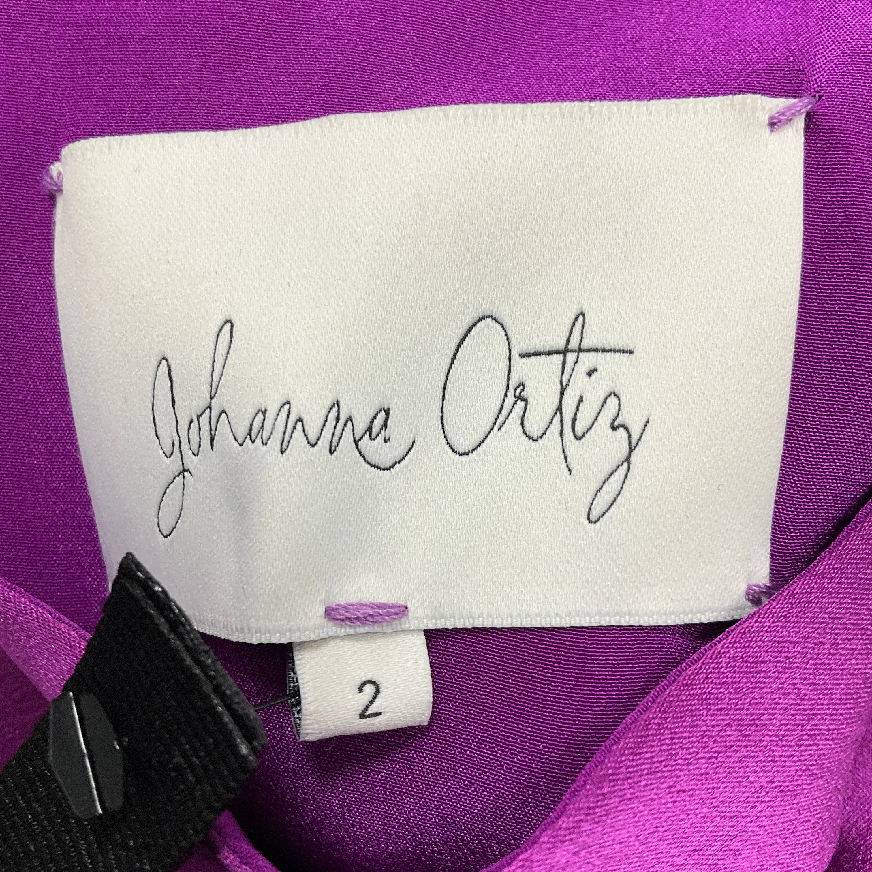 Johanna Ortiz Intense Magenta Leona Valiente Maxi Dress