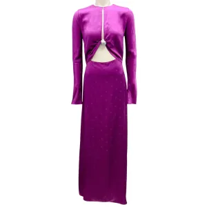 Johanna Ortiz Intense Magenta Leona Valiente Maxi Dress
