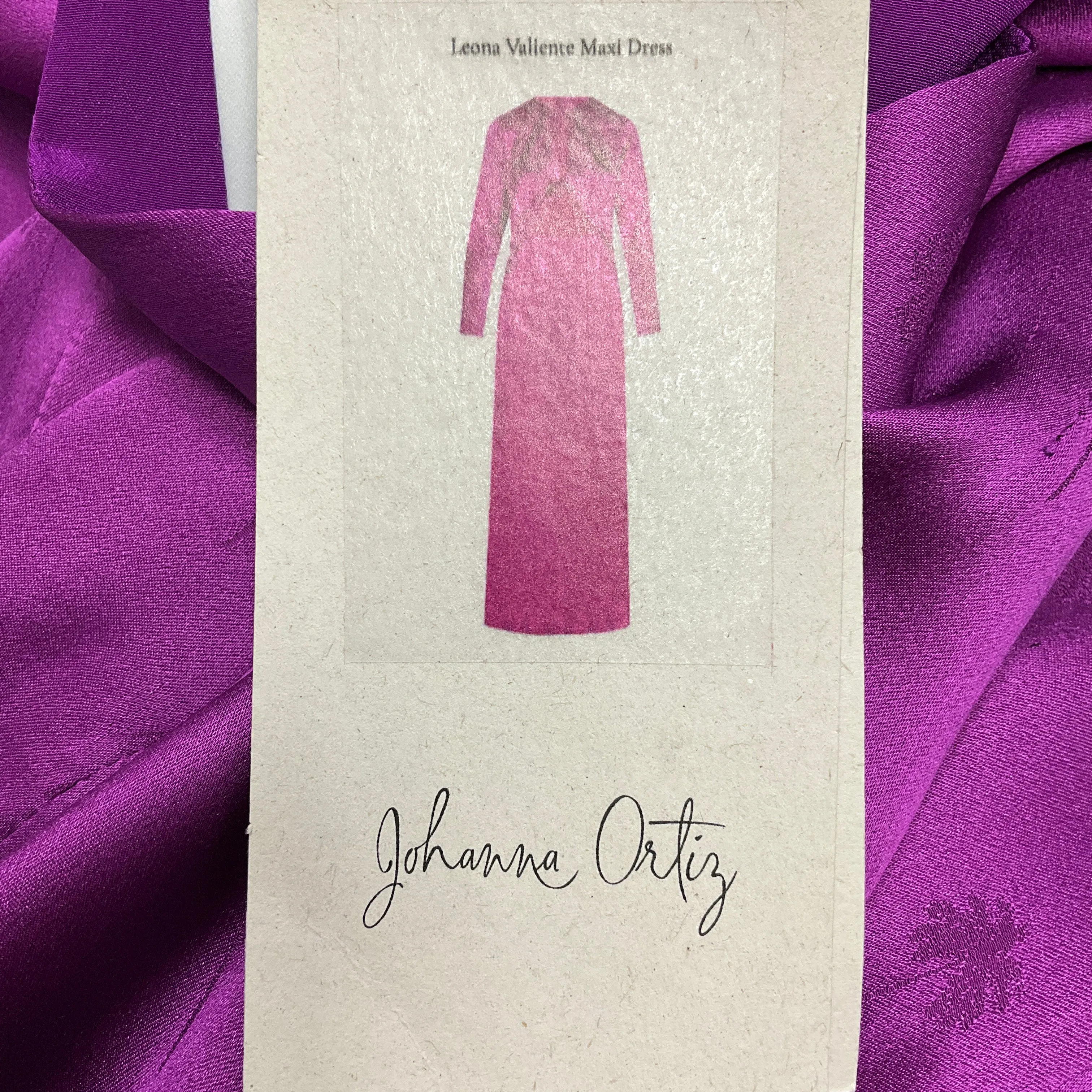 Johanna Ortiz Intense Magenta Leona Valiente Maxi Dress