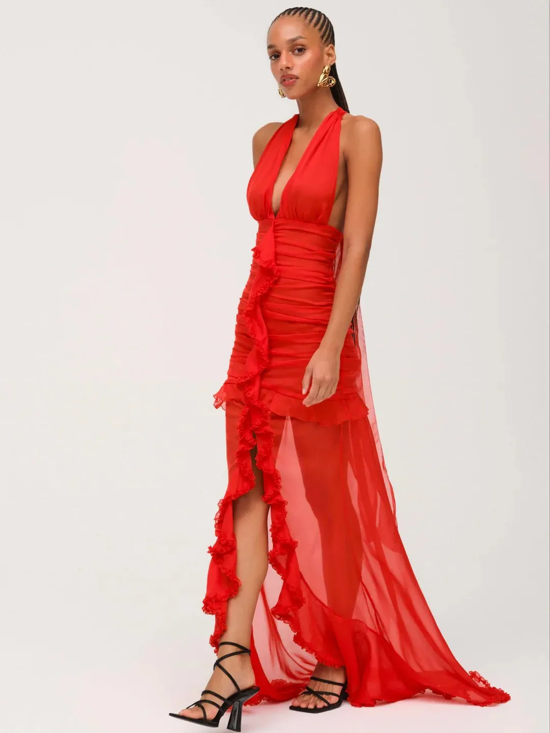 Kayta Gown in Red
