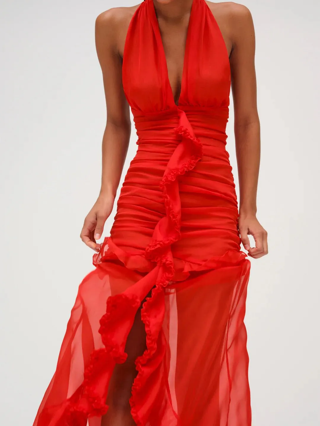 Kayta Gown in Red