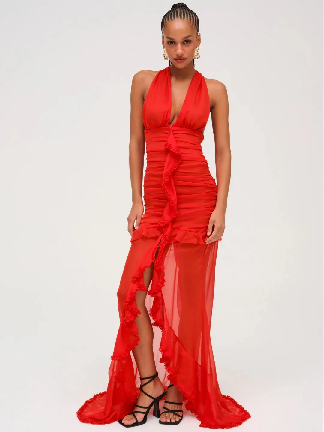 Kayta Gown in Red