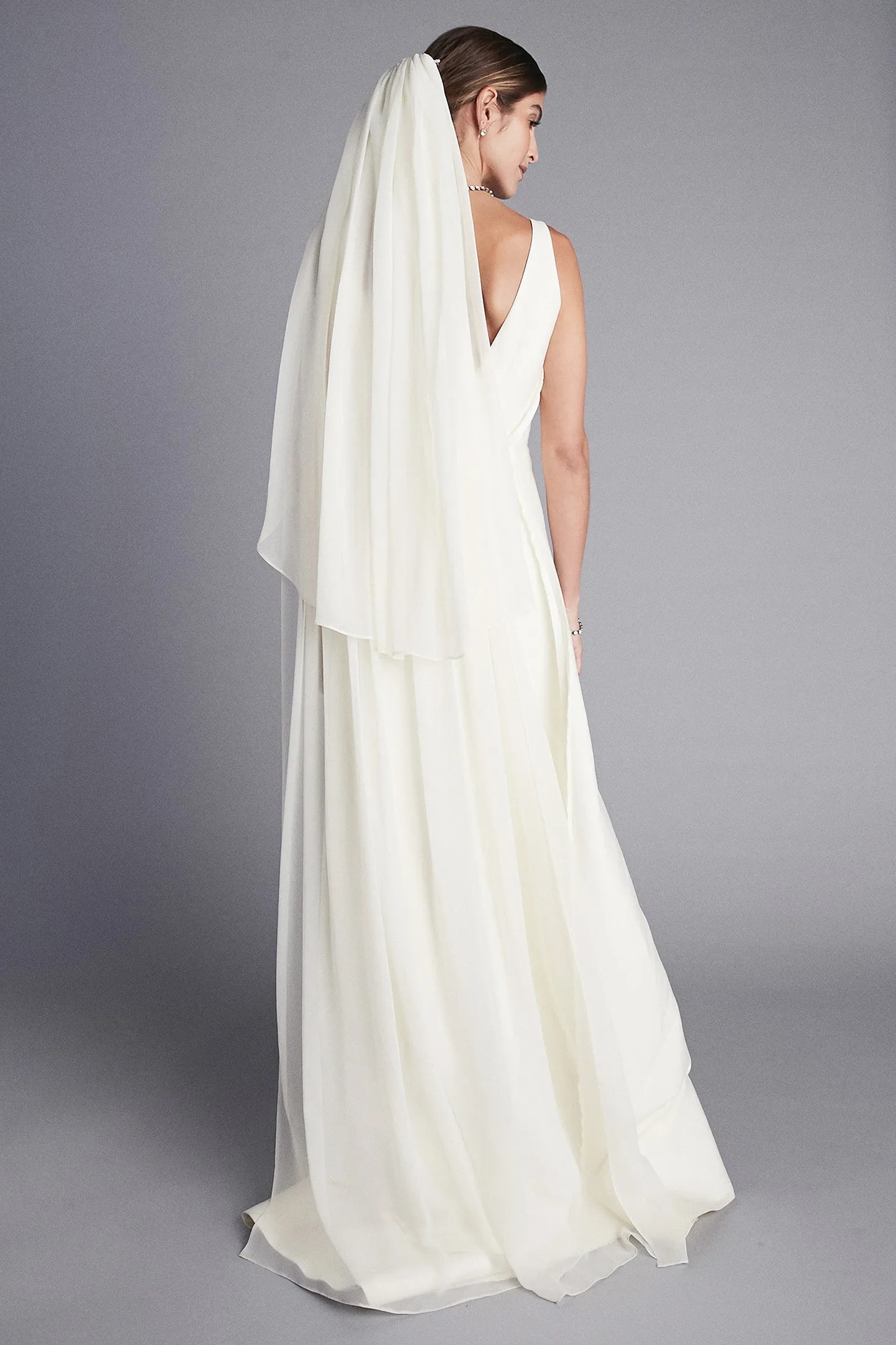 Kristina Chiffon Veil