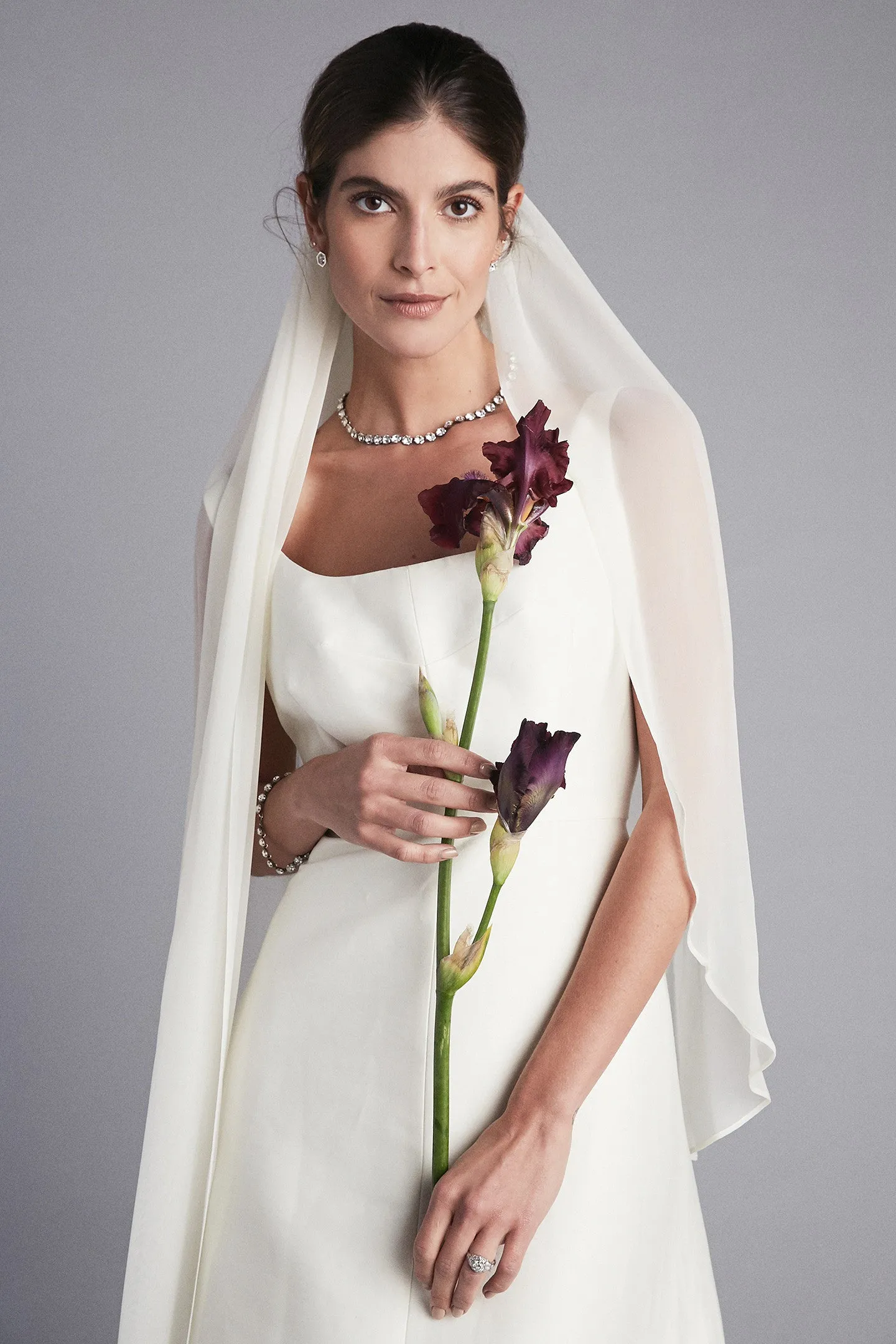 Kristina Chiffon Veil
