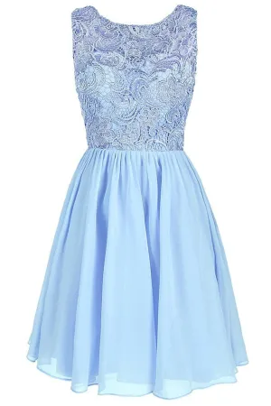 Lace Bridesmaid Formal Short Homecoming Dress