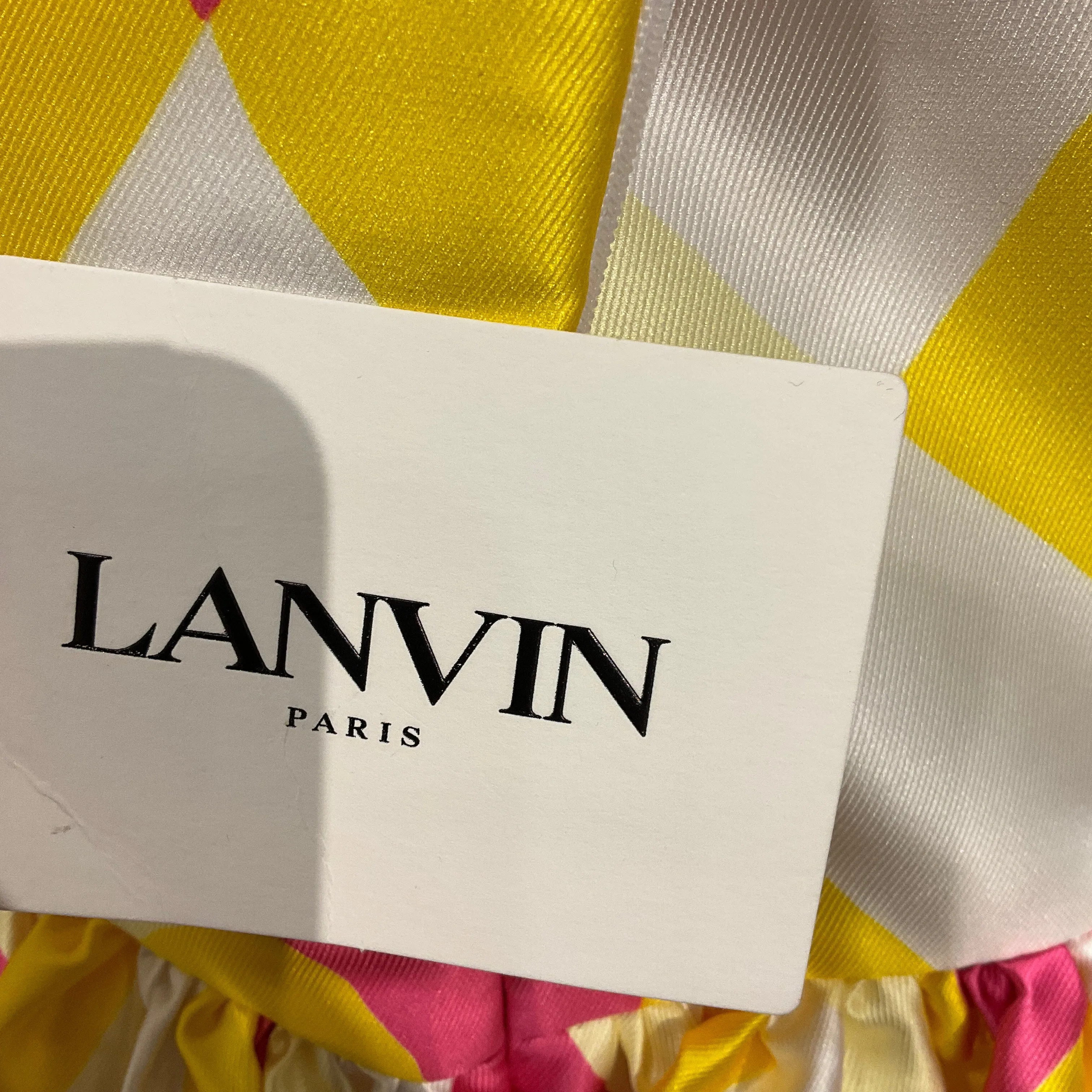 Lanvin Flamingo Pink 2020 Strapless Long Dress / Gown