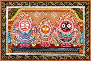Lord Jagannath-Orissa Patachitra