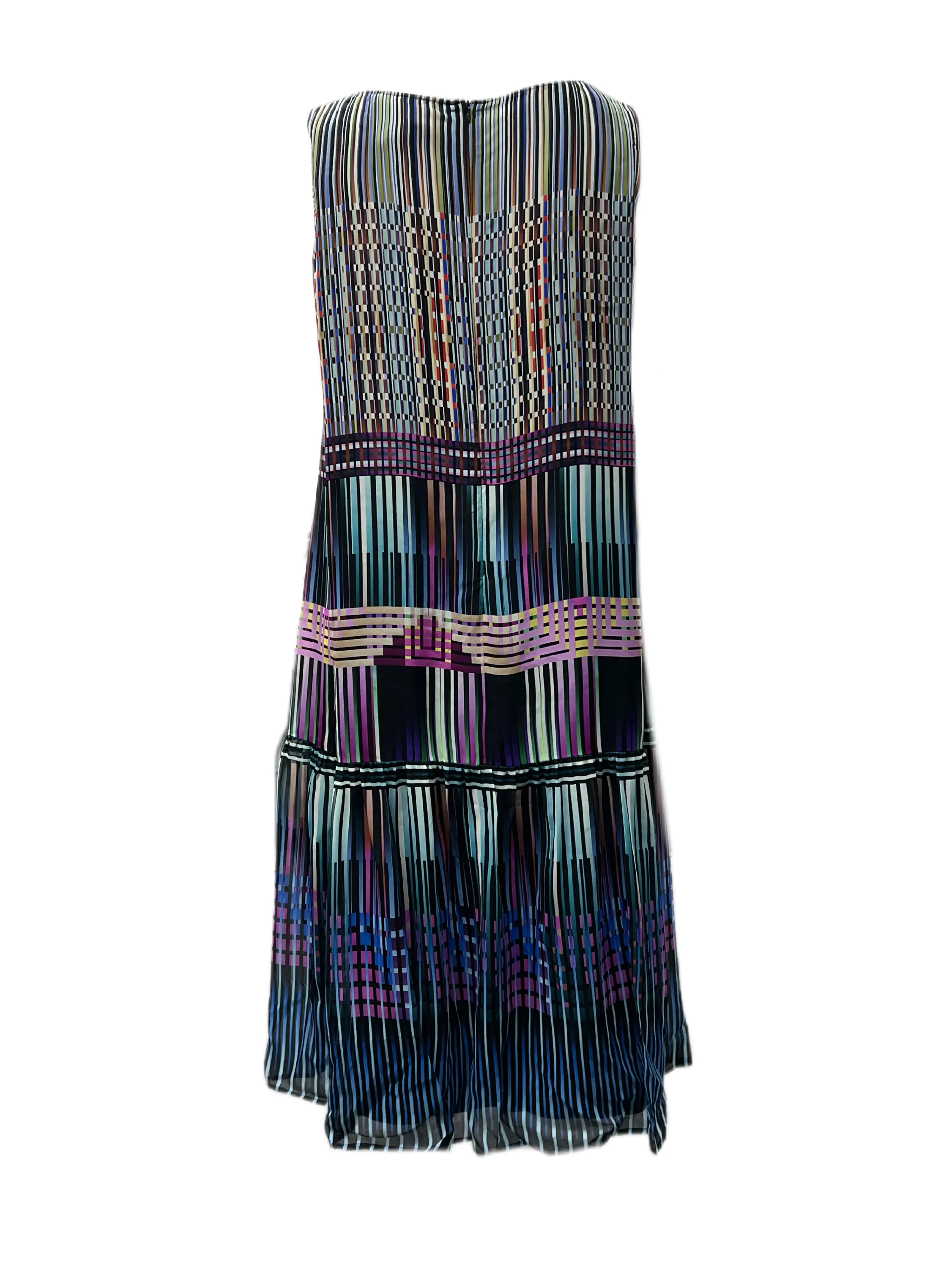 Marina Rinaldi Women's Multicolored Darsen Maxi Dress NWT
