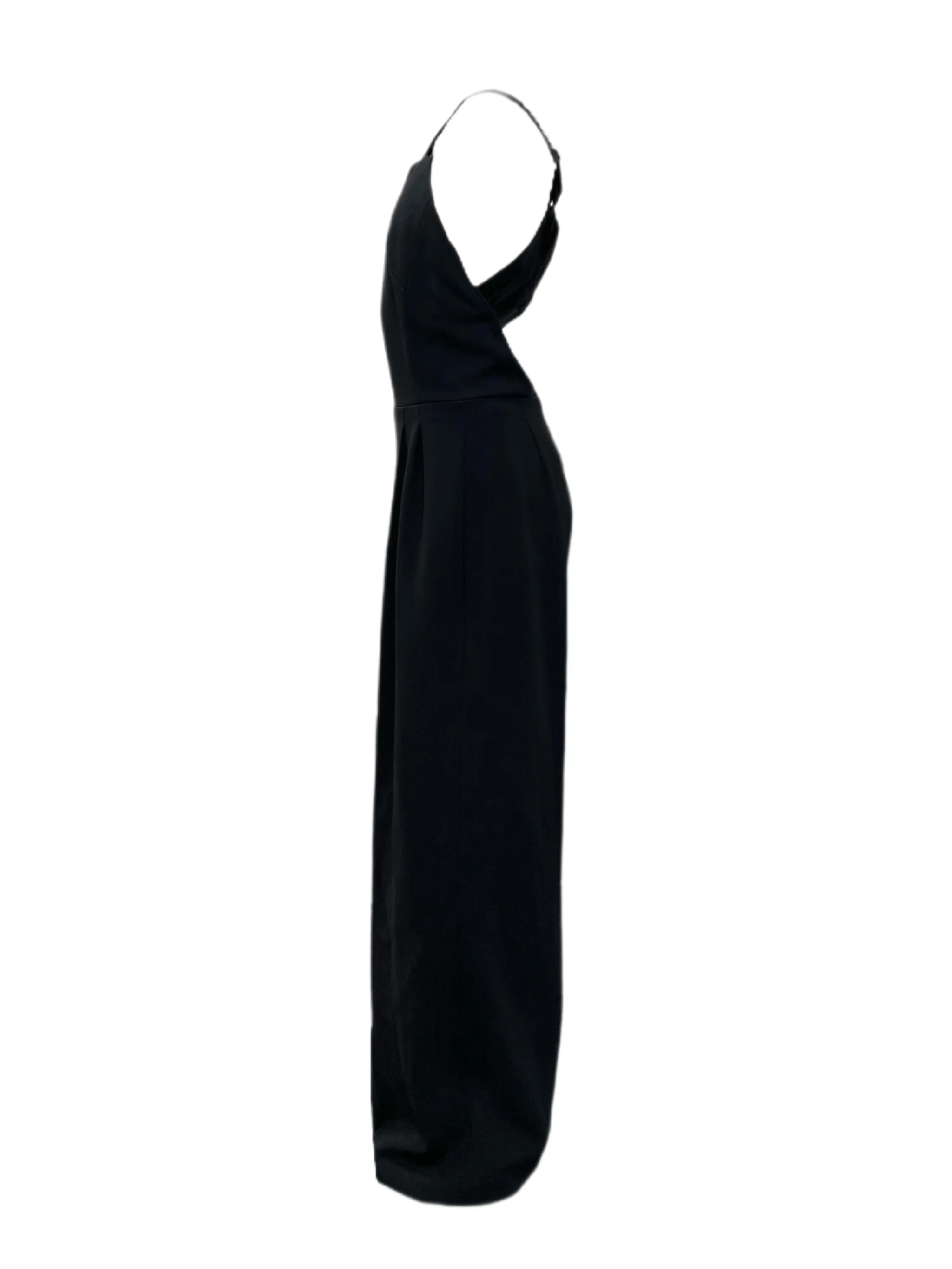 Max Mara Women's Nero Sapone Welt Pockets Jumpsuit Size 8 NWT