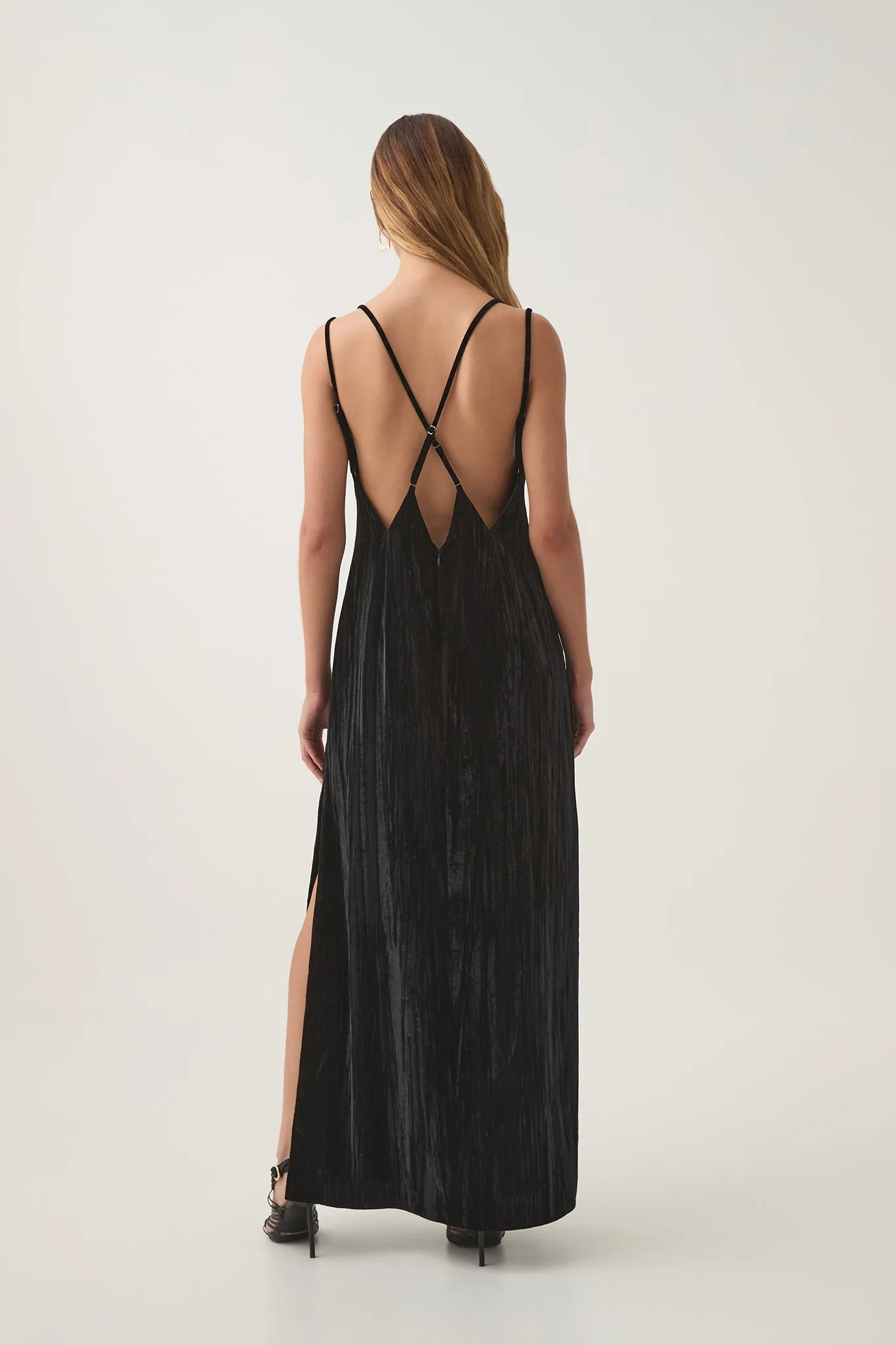 Moonbow Velvet Maxi Dress