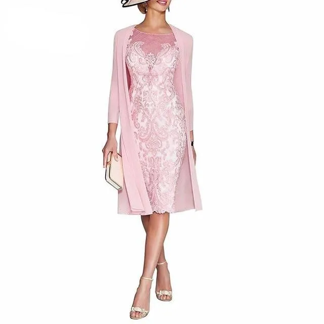 Mother of the Bride Dress with Jacket Formal Evening Gowns