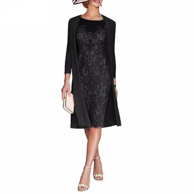 Mother of the Bride Dress with Jacket Formal Evening Gowns