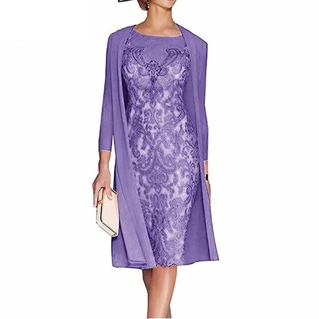Mother of the Bride Dress with Jacket Formal Evening Gowns