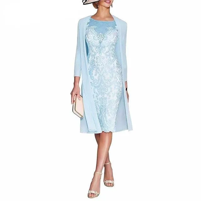 Mother of the Bride Dress with Jacket Formal Evening Gowns
