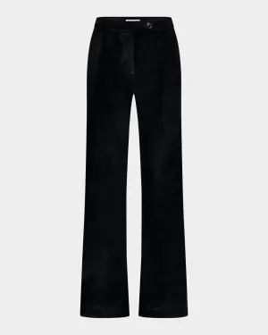 Natalia Velvet Broek | Black