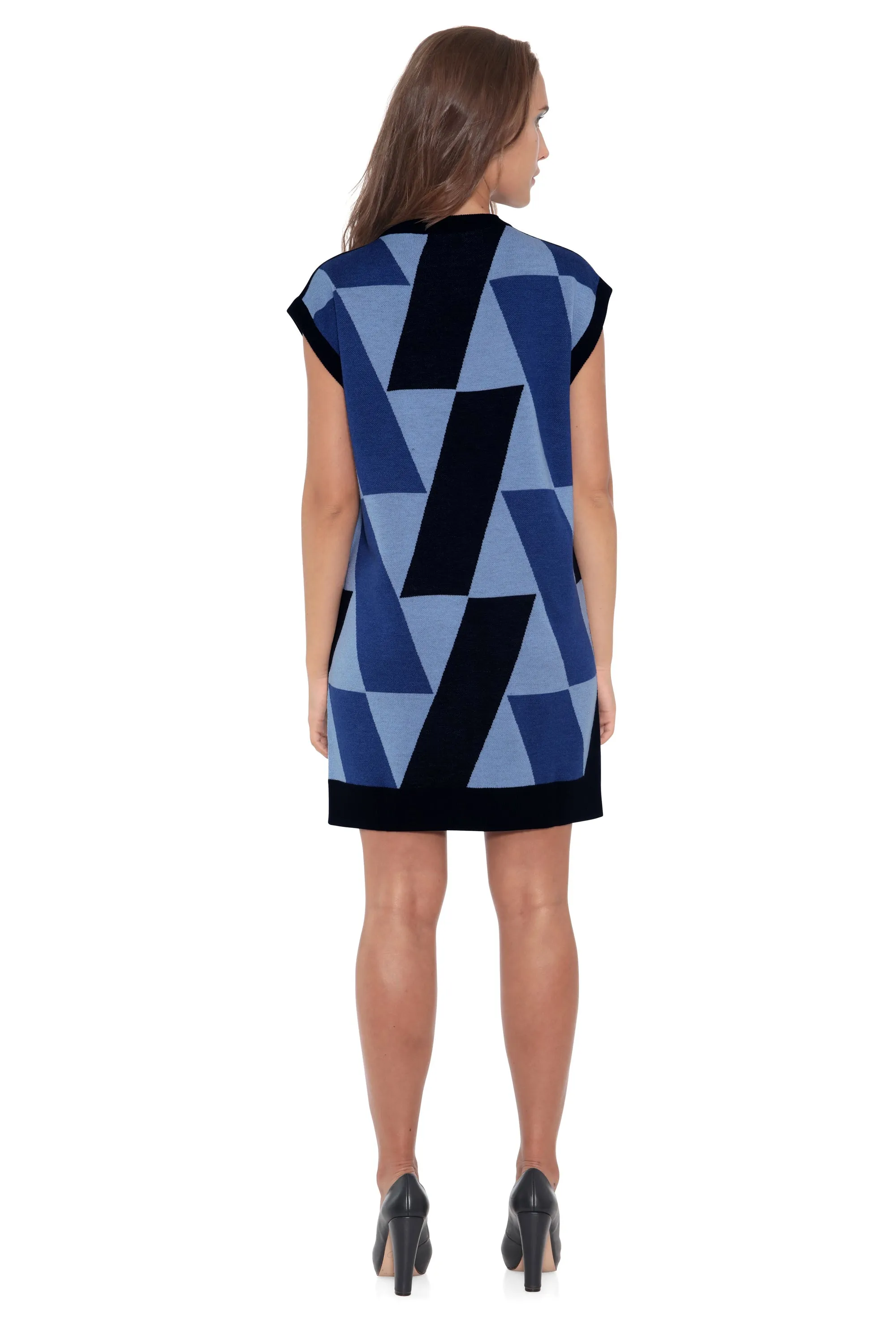 Navy Knitted Dress