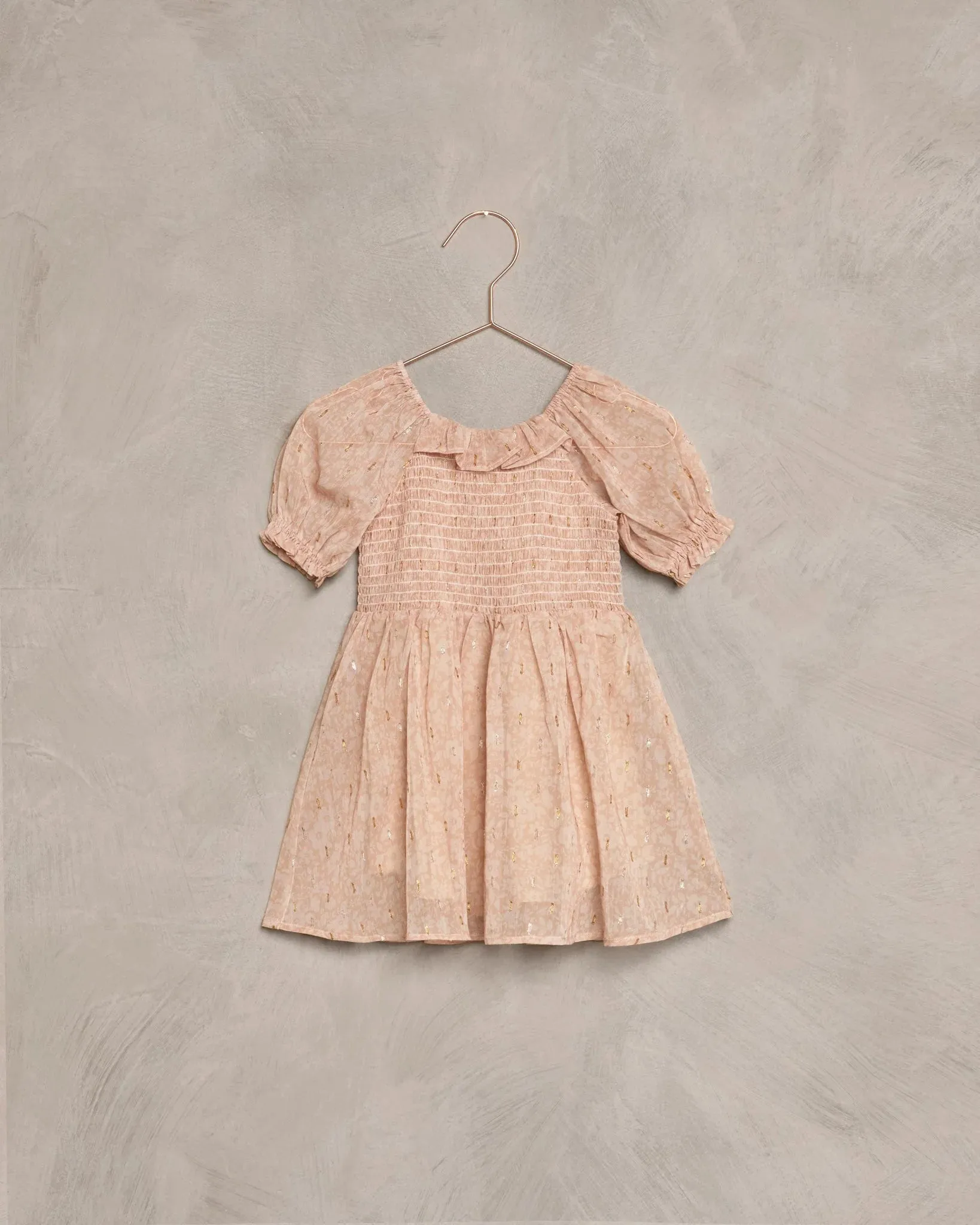 NORA LEE MILLIE DRESS-BLUSH FLORET