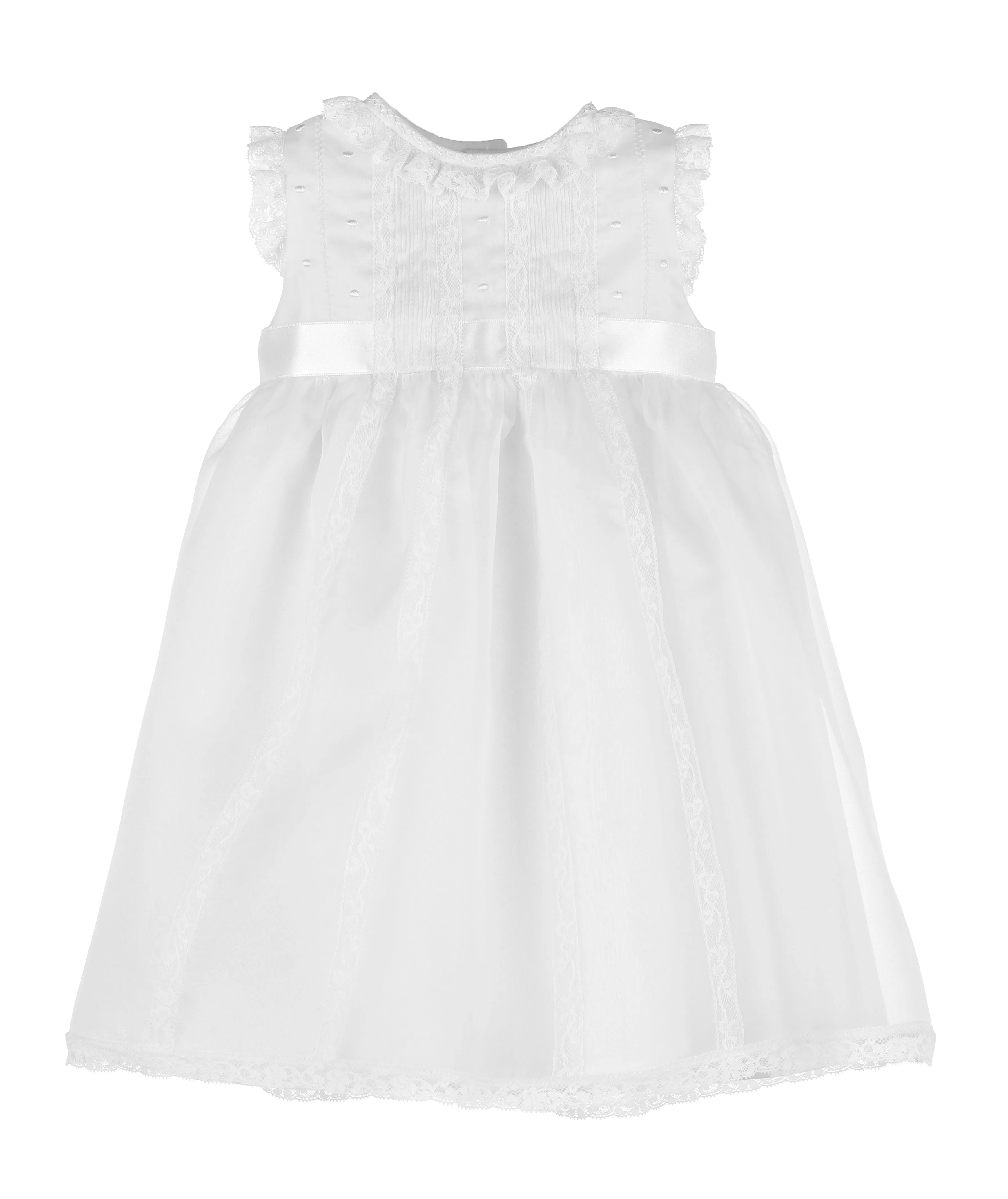Organza Silk Dress - White