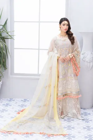 Pakistani Chiffon Festive Outfit with Embroidery #Y6159
