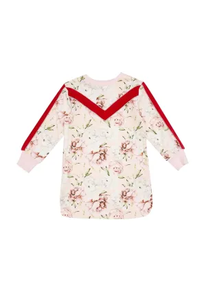 Peppa Dress - Pink Rose Bloom